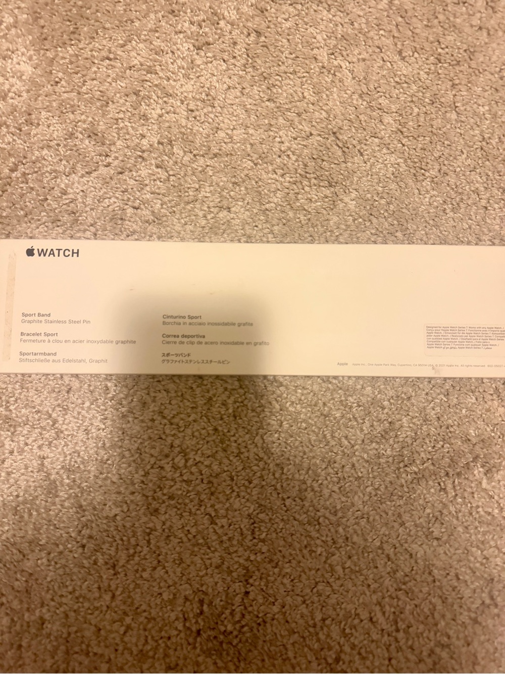 Apple Sport Band — Graphite